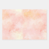 Blush Peach Giraffe     Inpakpapier Vel (Voorkant 3)