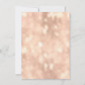 Blush Peach Makeup Glitter Eyes 16th Bridal Damask Kaart (Achterkant)