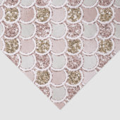 Blush Pearl Shell Gold Glitter Mermaid   Tissuepapier (Detail)