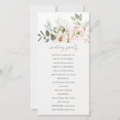 Blush Peonies Eucalyptus Foliage Programme de mari (Dos)