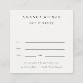 Blush Peony Aquarelle Floral Certificat Cadeau (Dos)