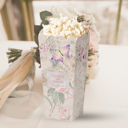  Blush Peony Wedding Popcorn Bedankdoosjes