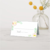 Blush Perzik Mint Botanische bruiloft (Voorkant)