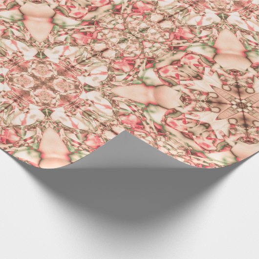 Blush Petal Lattice Cadeaupapier (Hoek)