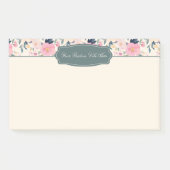 Blush Petals Pink Bloom Elegant Post-it® Notes (Voorkant)