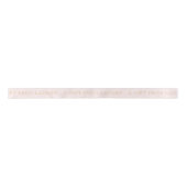 Blush Pink "A gift From" Personalized Name Ribbon Lint (Voorkant)