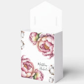 Blush Pink and White Cotton Wedding  Bedankdoosjes (Open)