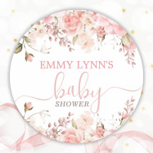 Blush Pink Baby In Bloom Baby Shower 