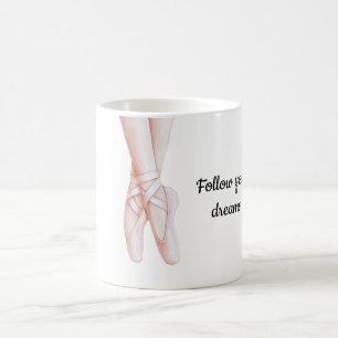 Blush Pink Ballerina Ballet Koffiemok