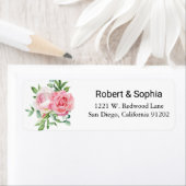 Blush Pink Bloom Retouradres Label (Insitu)
