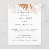 Blush Pink Boho Wedding Flyer (Voorkant)