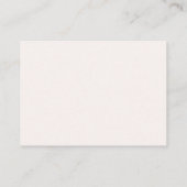 Blush Pink Bow Baby shower Boeken voor Baby Informatiekaartje (Achterkant)