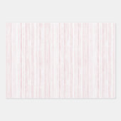 Blush Pink Bow Gift Hart Charm Verjaardag Inpakpapier Vel (Voorkant 3)