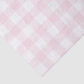 Blush Pink Buffalo Check Patroon Tissuepapier (Detail)