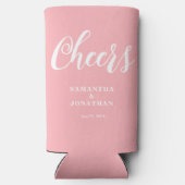Blush Pink Cheers Wedding (Achterkant)