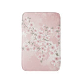  Blush PInk Cherry Blossom Badmat (Voorkant Verticaal)