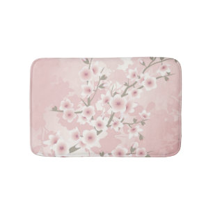  Blush PInk Cherry Blossom Badmat
