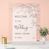 Blush Pink Cherry Blossom Wedding Transparent (Mariage)