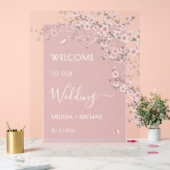 Blush Pink Cherry Blossom Wedding Transparent (Mariage)