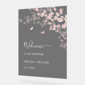 Blush Pink Cherry Blossom Wedding Transparent (Angle)