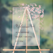 Blush Pink Cherry Blossom Wedding Transparent (Neutre)