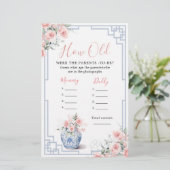 Blush Pink Chinoiserie Ginger Jar Hoe oude ouders (Staand voorkant)