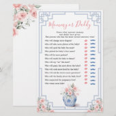 Blush Pink Chinoiserie Ginger Jar Mama of Papa (Voorkant / Achterkant)