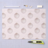 Blush Pink Christmas Ornament Koffie Mok Tissuepapier (Craft)