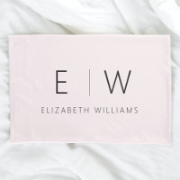 Blush Pink Classic Elegant Modern Minimalist