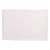 Blush Pink Classic Elegant Modern Minimalist Kussensloop (Achterkant)