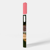 Blush Pink Custom 3 Photo Collage Monogramed Case-Mate iPhone Case (Achterkant / Rechts)