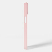 Blush Pink Custom Monogram Naam Case-Mate iPhone Case (Achterkant / Rechts)