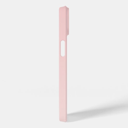 Blush Pink Custom Monogram Naam Case-Mate iPhone Case (Achterkant / Rechts)