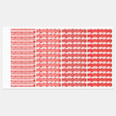 Blush Pink Cute Strawberry Waterproof Name Kinder Labels (Vel)