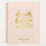 Blush Pink Dream Croire Atteindre Motivationnel<br><div class="desc">Blush Pink Dream Croire Atteindre Motivationnel</div>