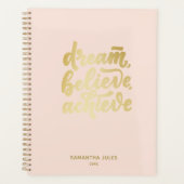 Blush Pink Dream Croire Atteindre Motivationnel (Devant)