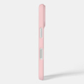 Blush Pink Elegant Minimal Name Monogram Case-Mate iPhone Case (Achterkant / Rechts)