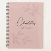 Blush Pink Elegant Planner (Voorkant)