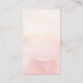 Blush Pink en Gold Diaper Raffle Ticket Informatiekaartje (Achterkant)