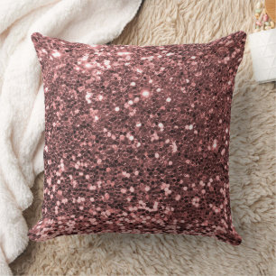 Blush Pink Faux Sequin Glitter Sierkussen
