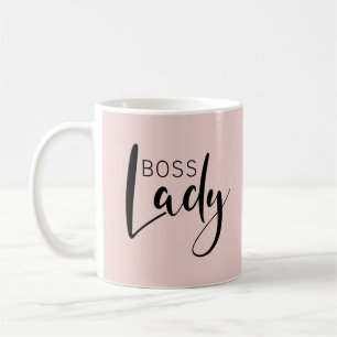Blush Pink Feminine Boss Lady Koffiemok