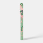 Blush Pink Fern Leaf Botanical Sage Green Modern  (Côté gauche)