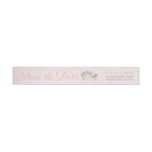 Blush Pink Floral Boho Wedding Save the Date (Individueel)