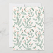 Blush Pink Floral Bridal Brunch Invitation (Dos)