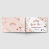 Blush Pink Floral Butterflies Quince XV Rose Gold (Complet)