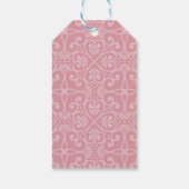 Blush Pink Floral Dank je cadeautjes Labels Cadeaulabel (Achterkant)