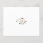 Blush Pink Floral Eucalyptus Weddenschap Bewaar da (Achterkant)