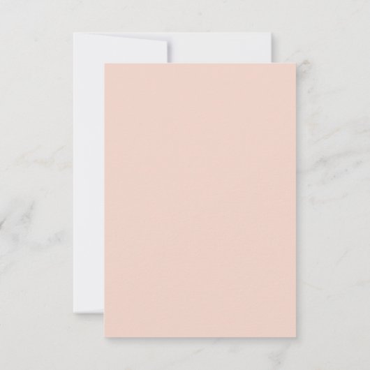Blush Pink Floral Gold Glitter Verjaardag Dank u Bedankkaart (Achterkant)