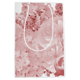 Blush Pink Floral Medium Gift Bag Cadeauzakje