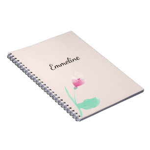 Blush Pink Floral Notitieboek